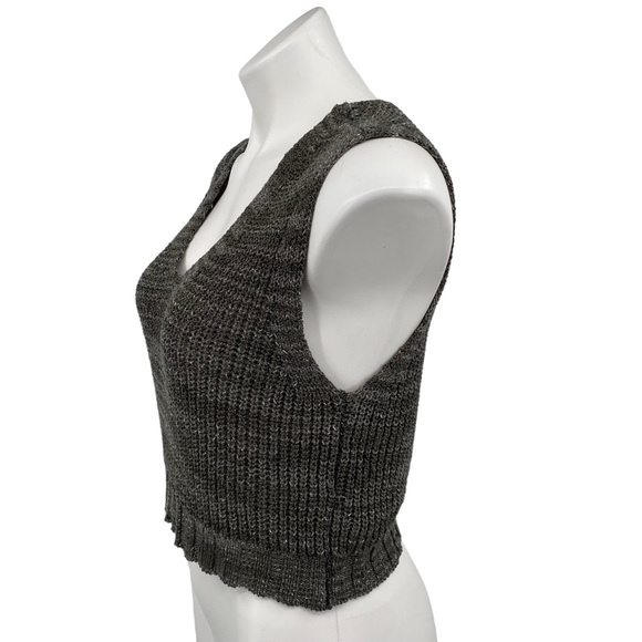 BDG Urban Outfitters Crop Knit Sweater Vest Top Small - Picture 2 of 14
